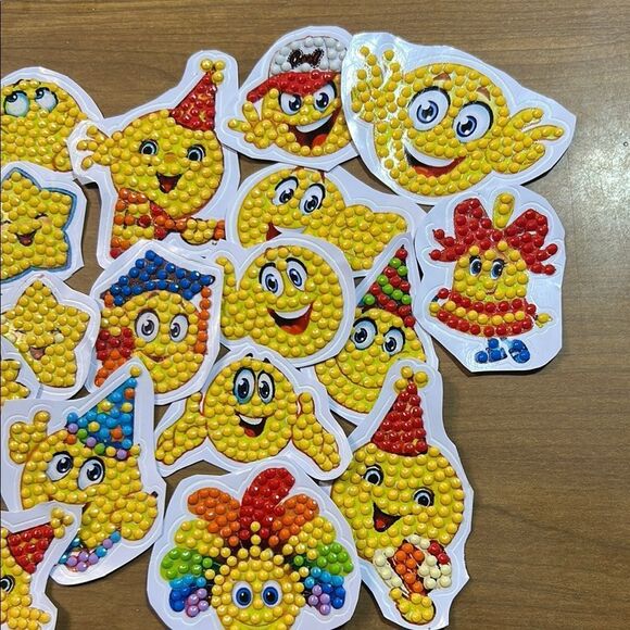 Colorful Emoji Stickers Set - Picture 3 of 3